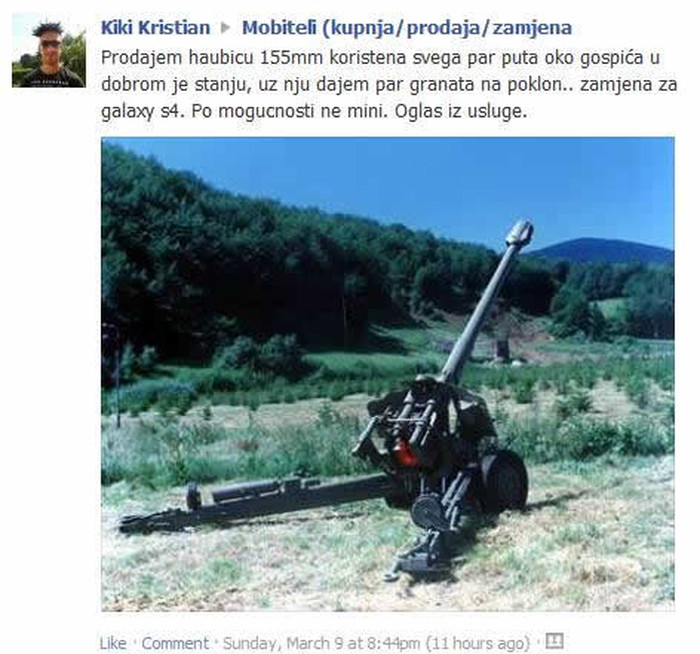 Mijenja haubicu za smartphone - moguće probati prije kupnje