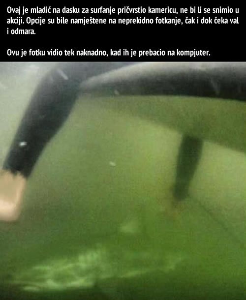 Surfer snimio fotku koja mu je utjerala strah u kosti