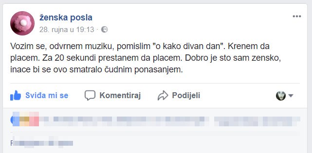 Ma nije to PMS, žene se tako ponašaju stalno!