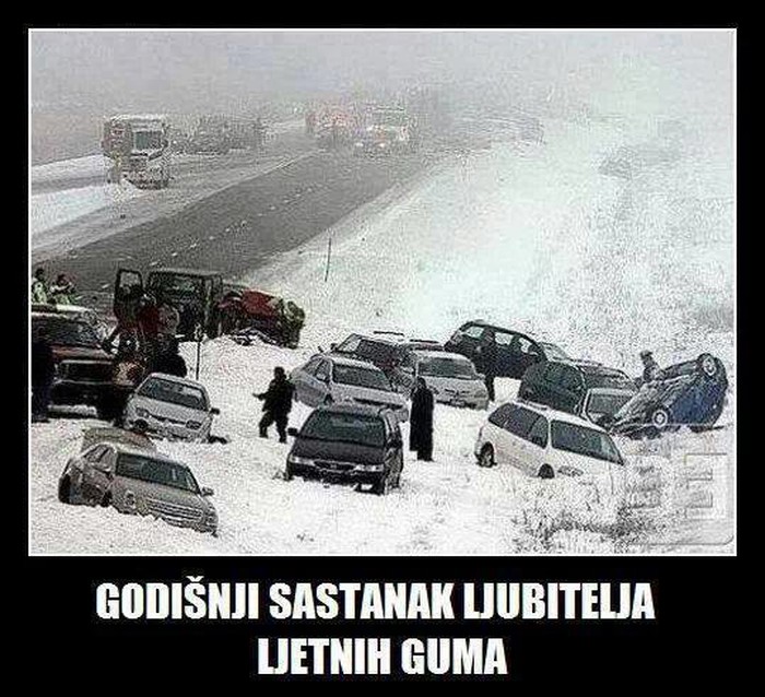 Još se inatiš s ljetnim gumama?