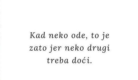 uvijek postoji "nakon"..