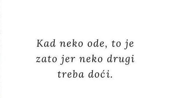 uvijek postoji "nakon"..