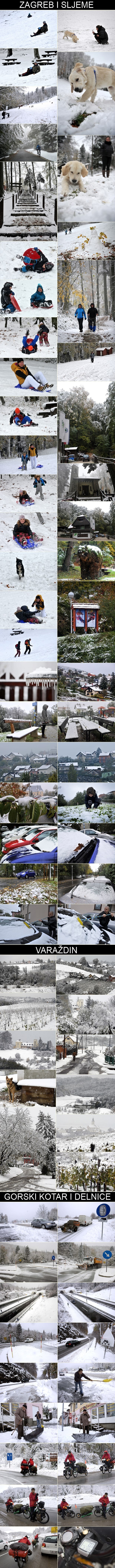 Dolove i brijeg zabijelio je snijeg...