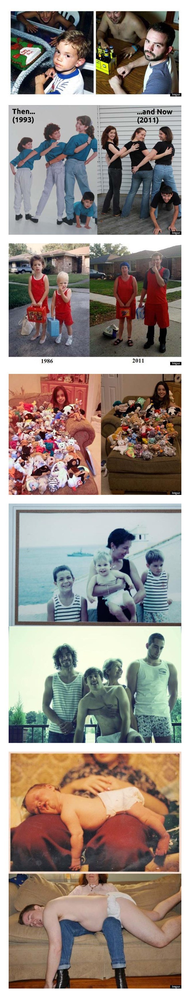 NEKAD I SAD: Slikani nakon mnogo godina u ISTOJ poziciji