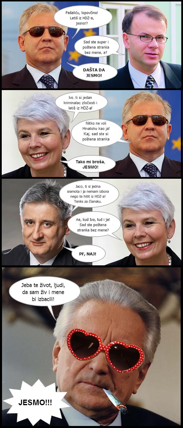 HDZ: Najpoštenija stranka u povijesti