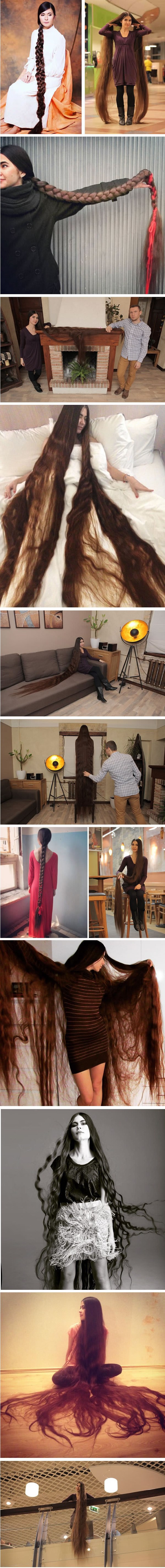 Ova žena se nije šišala dvadeset godina i ima kosu dugačku gotovo dva i pol metra