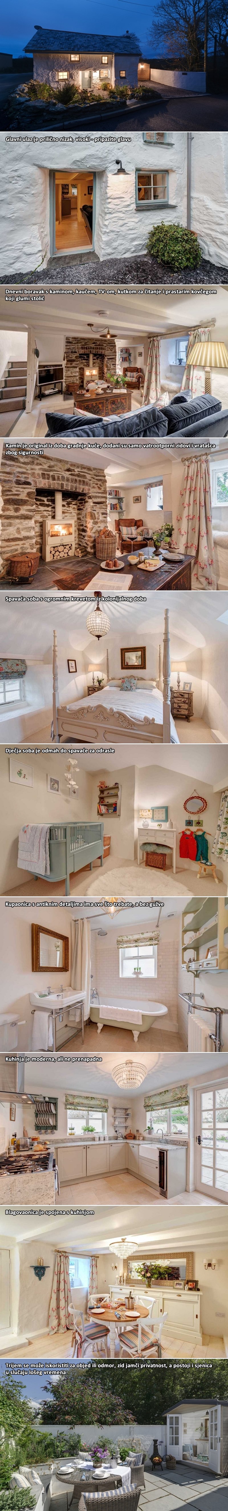 KUĆICA STARA PREKO 300 GODINA iznutra je pravi mali raj