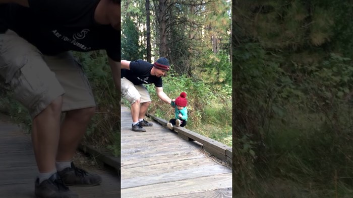 VIDEO Ovo je bilo za dlaku: Tata s mačjim refleksima spasio dijete od pada