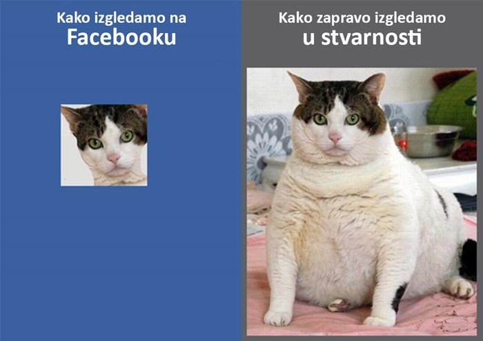 Kako izgledamo na Facebooku, a kako u stvarnosti
