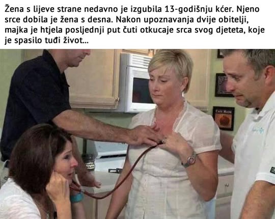 Majka posljednji put čula otkucaje srca svoje kćeri