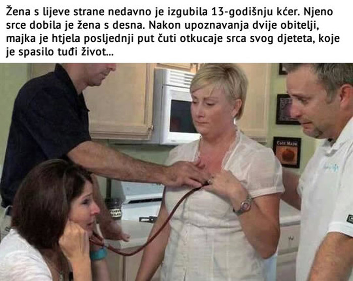 Majka posljednji put čula otkucaje srca svoje kćeri
