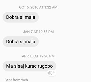 Javio joj se na fejsu i dao joj kompliment, a onda je promijenio mišljenje