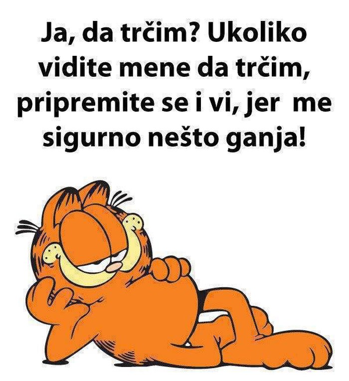 Garfield doveo lijenost do savršenstva