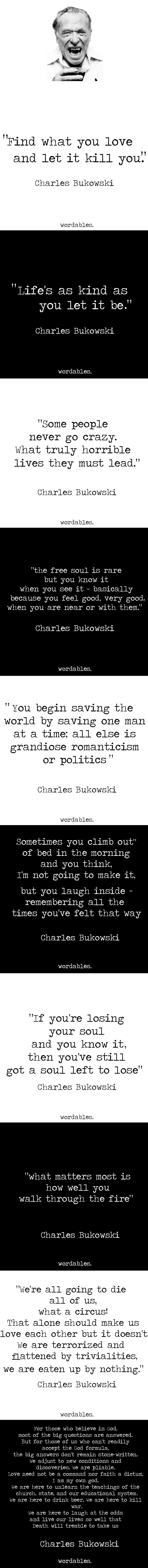 GALERIJA: Savjeti za život Charlesa Bukowskog