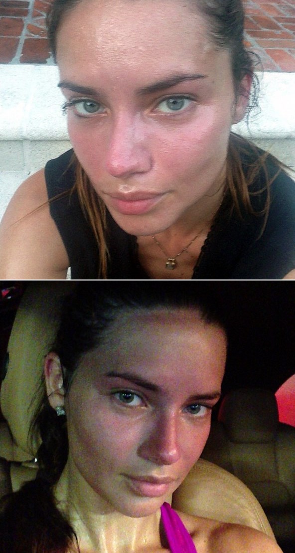 Kako vam se sviđa Adriana Lima bez imalo šminke?