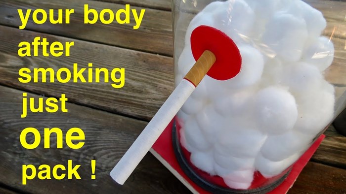 Što se događa s vašim plućima kada pušite kutiju cigareta dnevno?