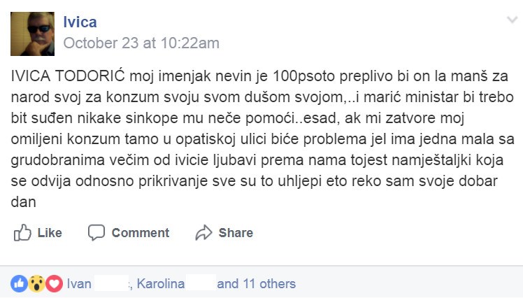 Ovaj čovjek ne želi zatvaranje Konzuma iz vrlo bitnog razloga