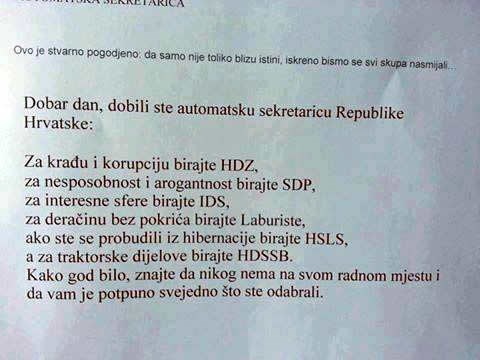 Hrvatske političke stranke: Krađa, korupcija, nesposobnost