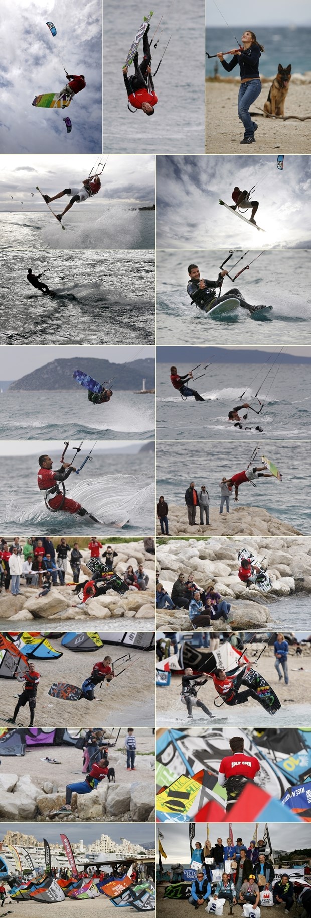 Kitesurferi uživali u valovima i vjetru na Žnjanu