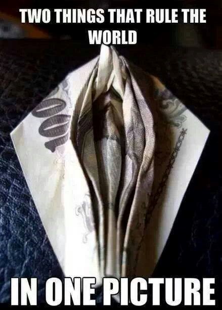 Dvije stvari koje vladaju svijetom - na istoj slici