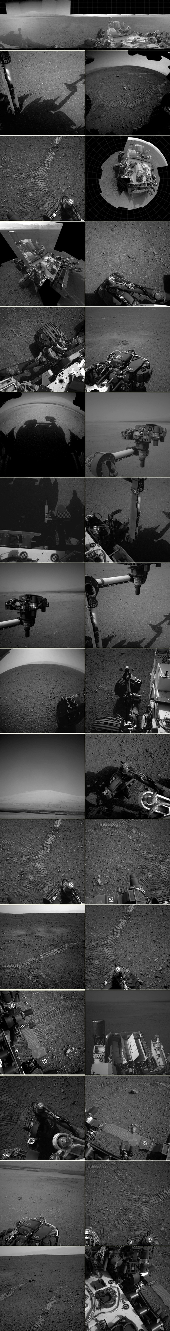Pogledajte što je sve dosad Curiosity snimio na Marsu