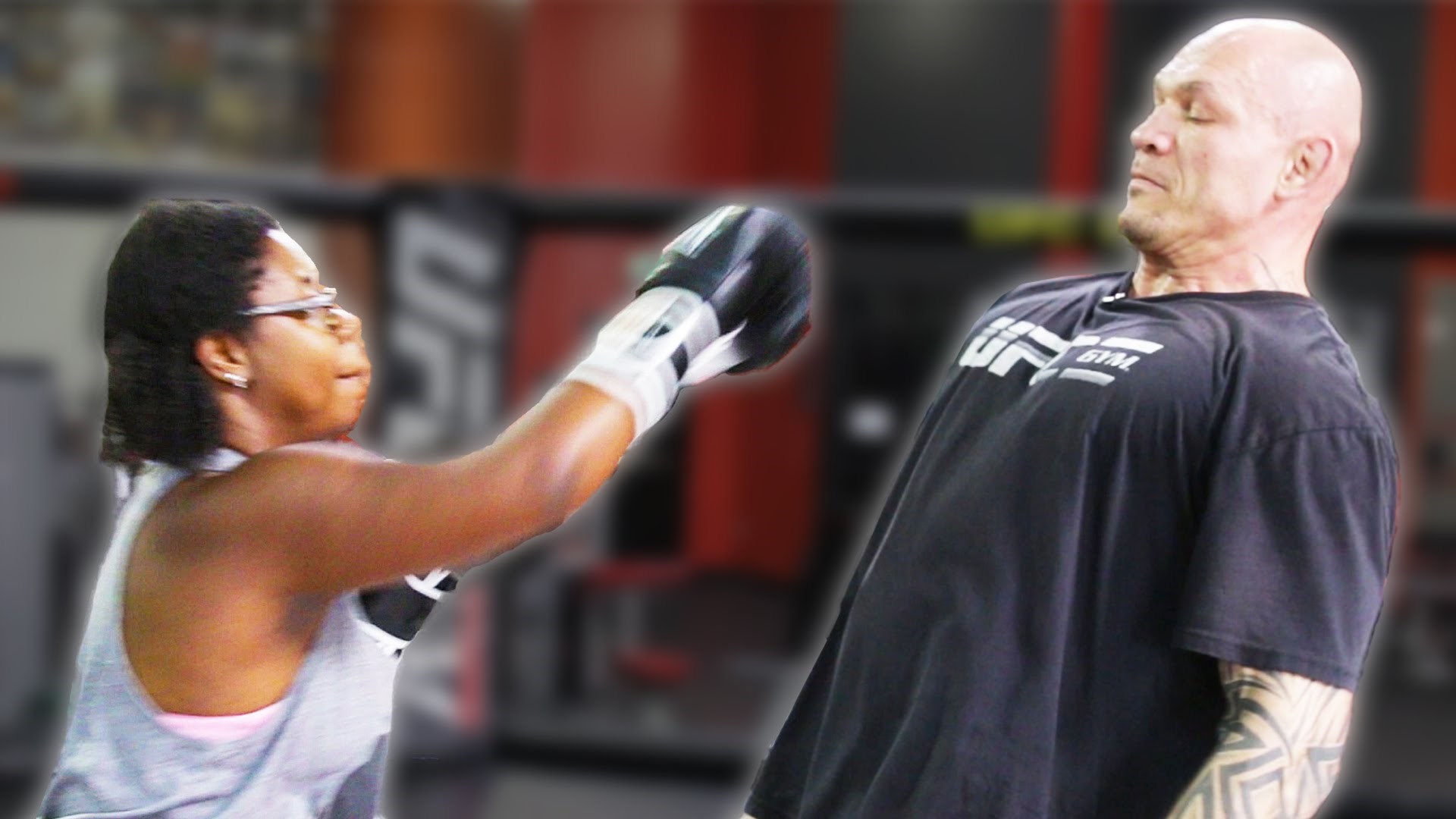 Obični ljudi pokušavaju udariti UFC borca