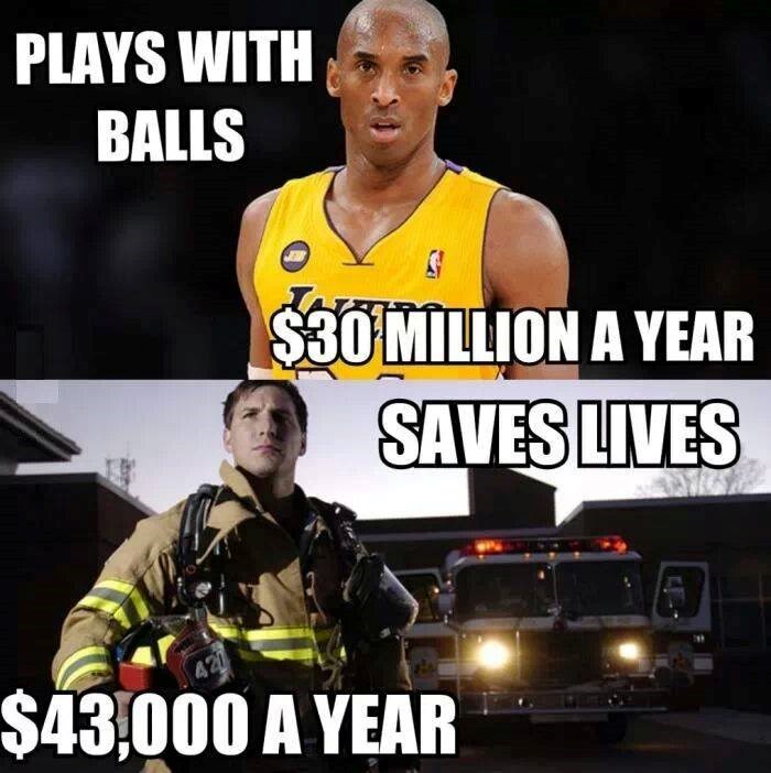 Je li ovo pošteno: Vatrogascu sića, košarkašu milijuni