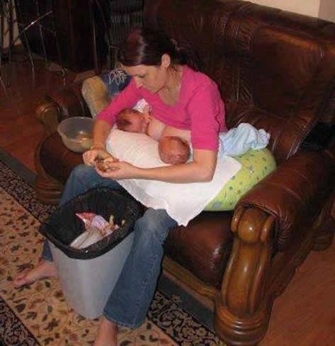 Žena, majka, kraljica: Bebe se tankaju, ručak samo što nije