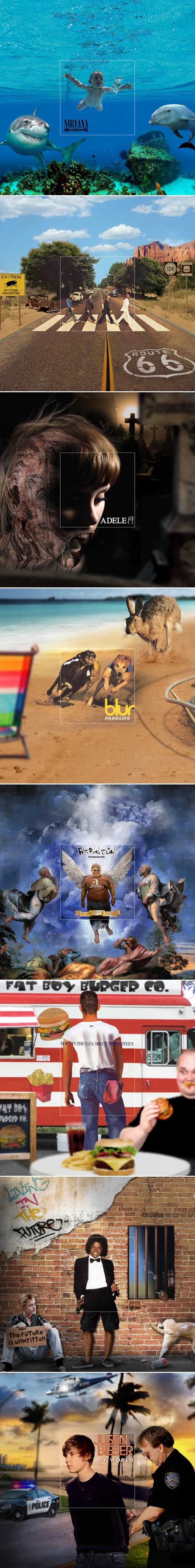 Galerija: Procurila istina o popularnim coverima albuma