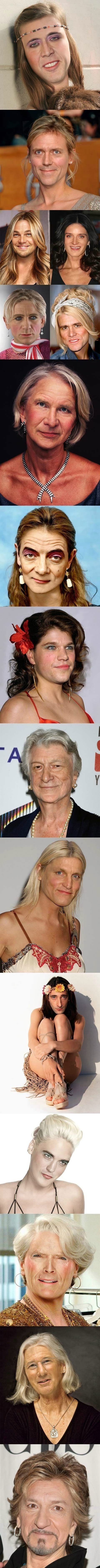 Ovako bi najpoznatiji holivudski glumci izgledali kada bi bili žene