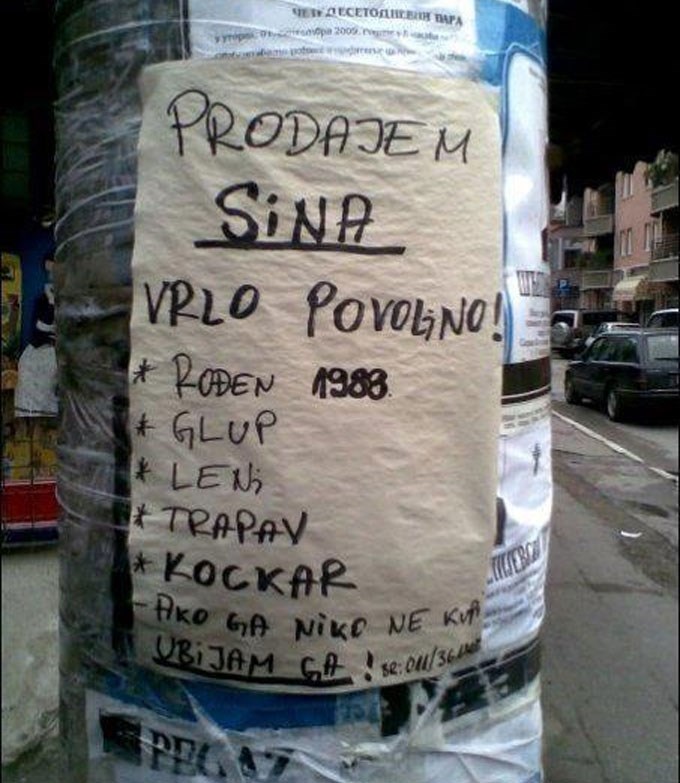 Zločesta djeca odsad i u oglasima?