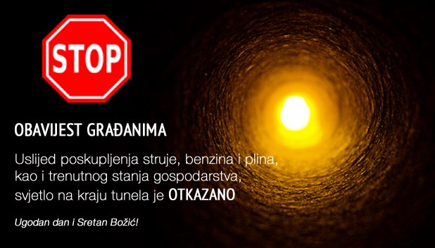 Hrvatska otkazala svjetlo na kraju tunela