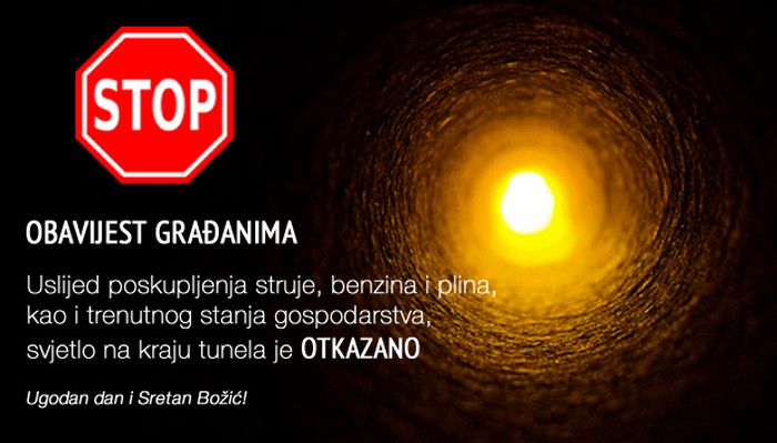 Hrvatska otkazala svjetlo na kraju tunela
