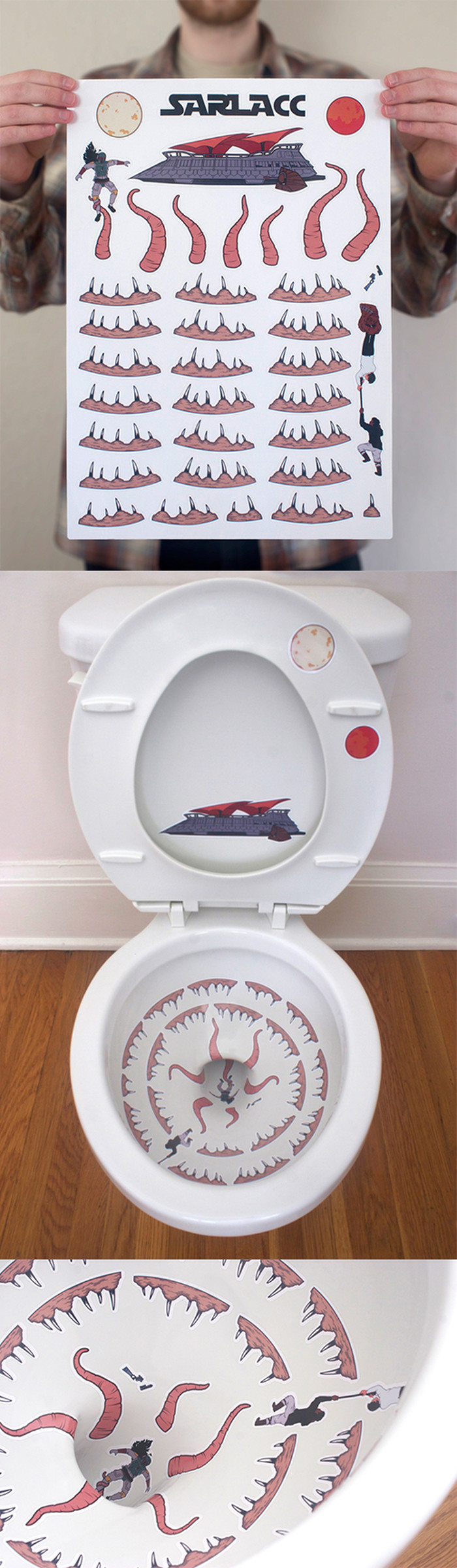 WC školjka s koje se fanovi Star Warsa neće micati