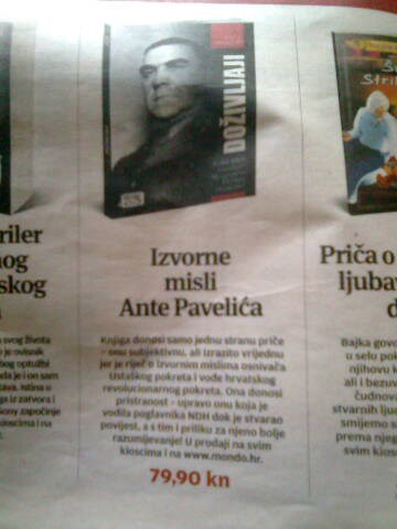 Ustaška "biblija" za svaki dom: Trkom po "Izvorne misli Ante Pavelića"