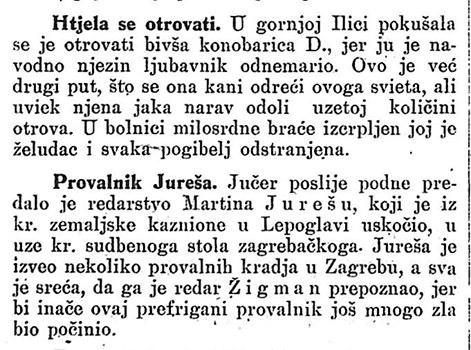 Stogodišnja zagrebačka crna kronika