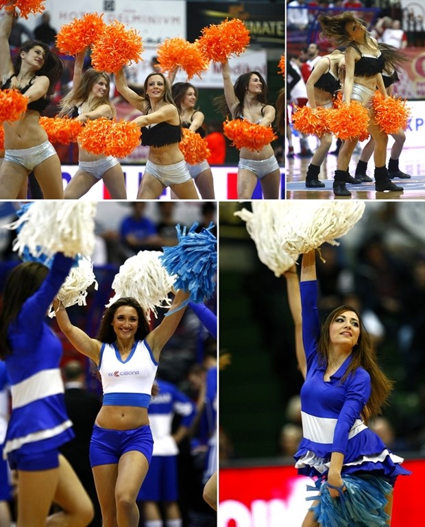 Košarkaške navijačice opet u akciji