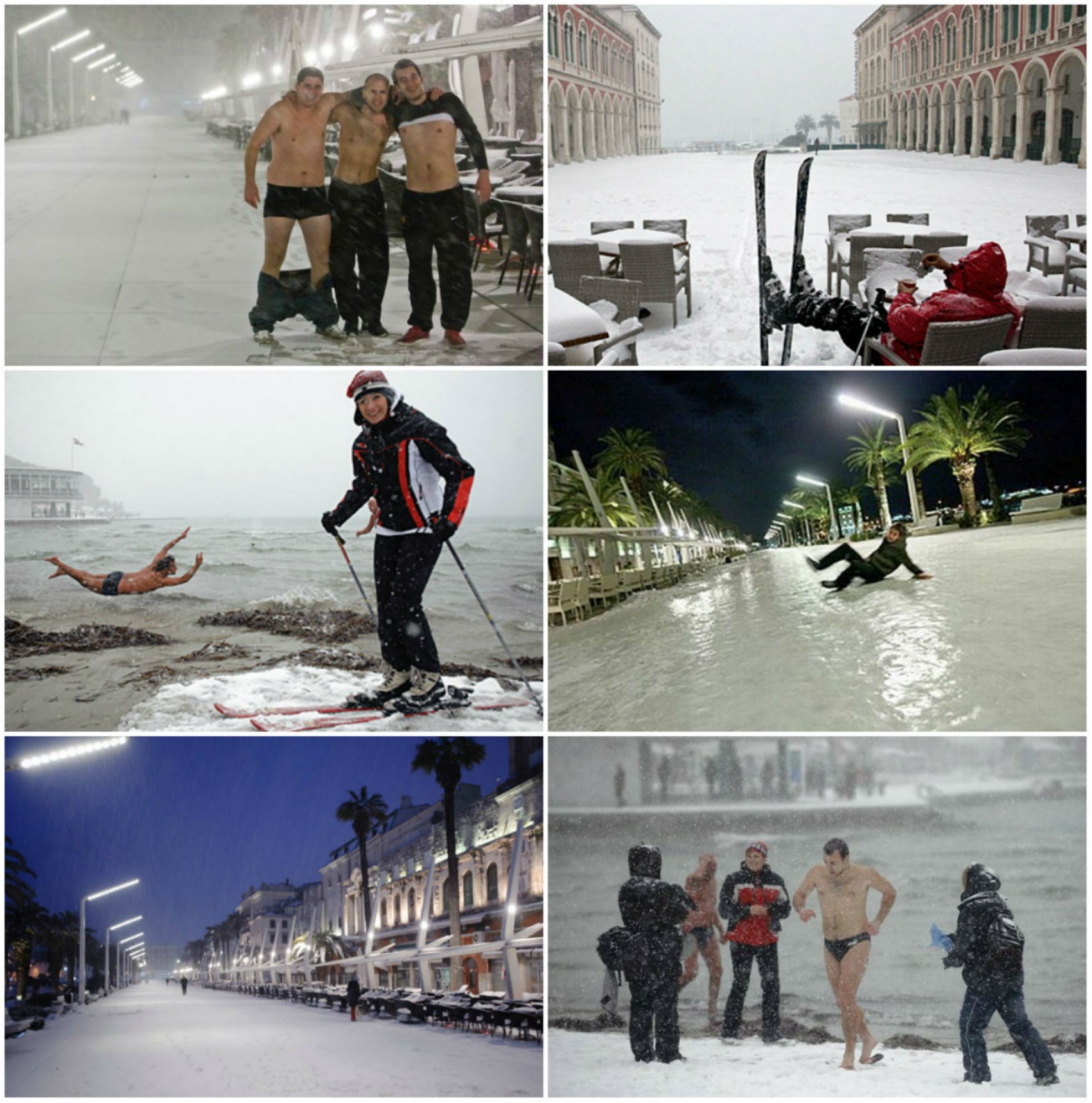 GALERIJA: Snijeg u Splitu, na današnji dan prije 4 godine