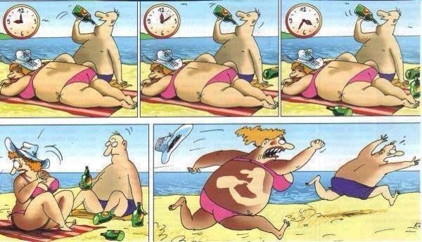 Muž ti se ni na moru ne "skida s leđa"