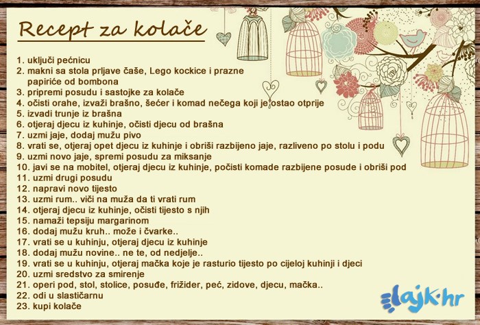 Ovo ne piše u kuharici!