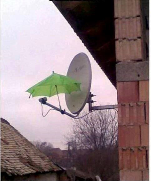 satelitska sa zaštitom..