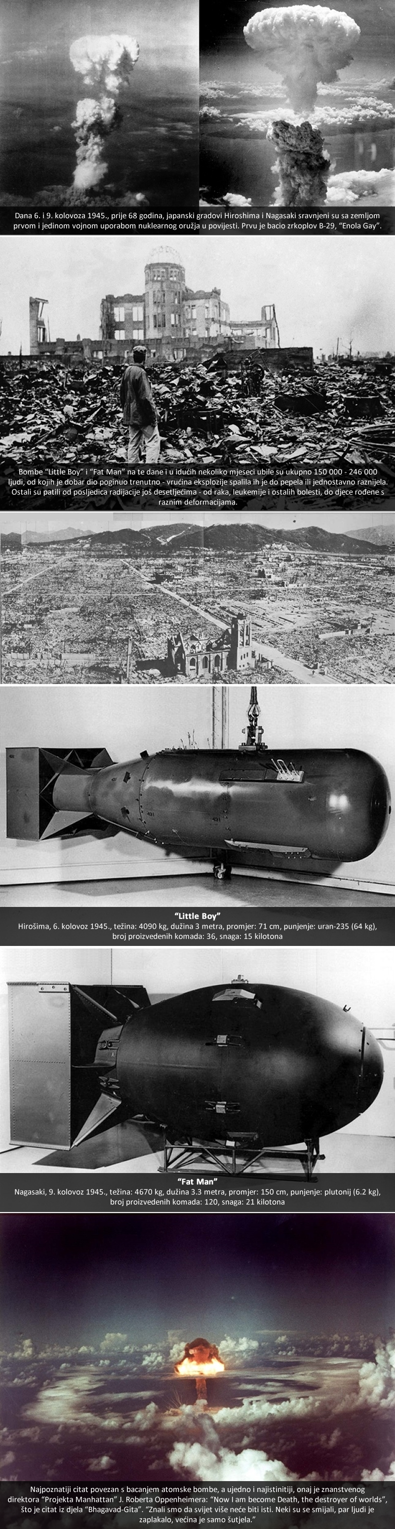 OBLJETNICA HIROŠIME: Na današnji dan, prije 71 godinu, pakao je stigao na Zemlju