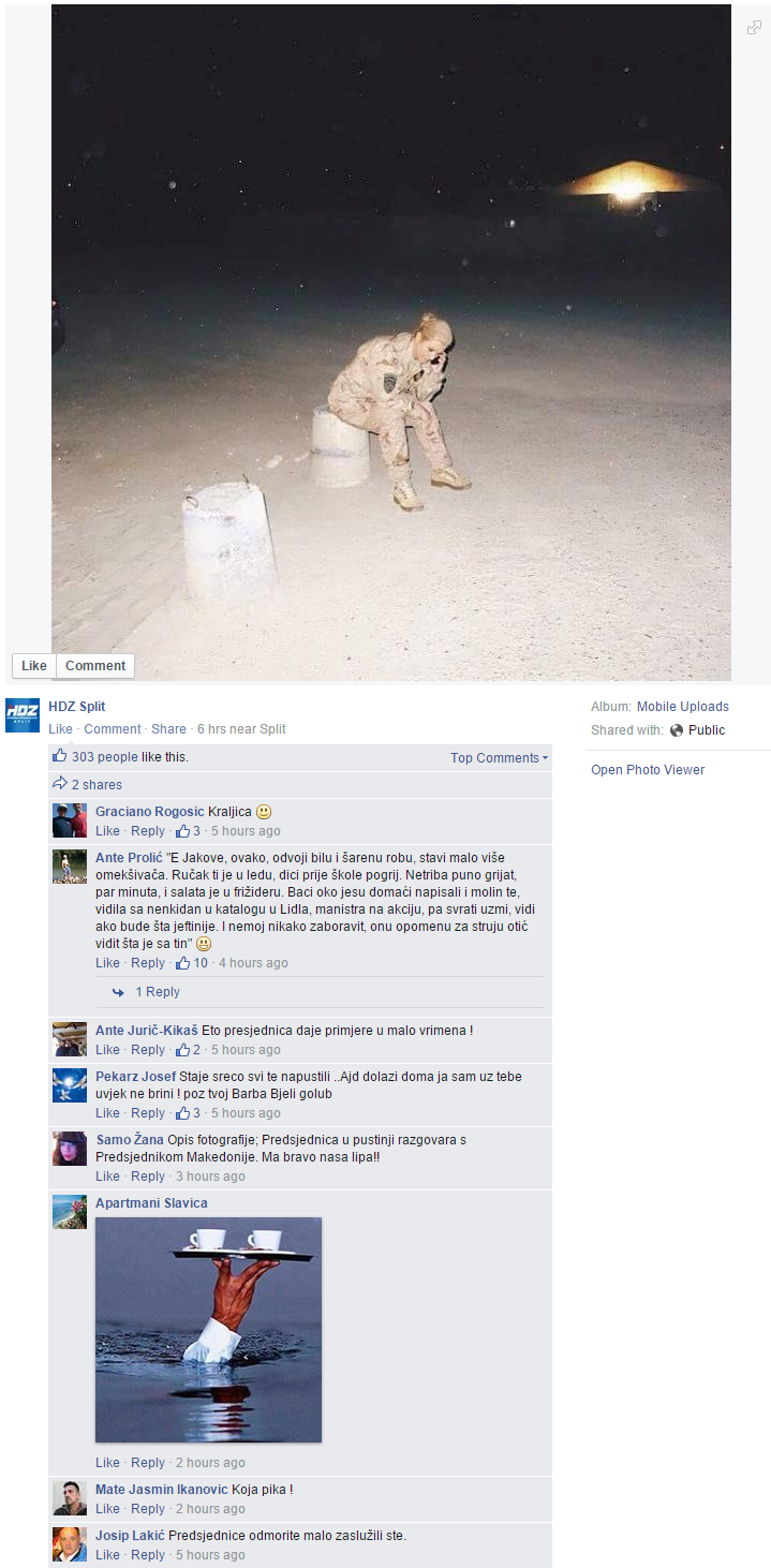 HDZ objavio ekstremno bitnu fotografiju Kolinde, fanovi oduševljeno odobravaju