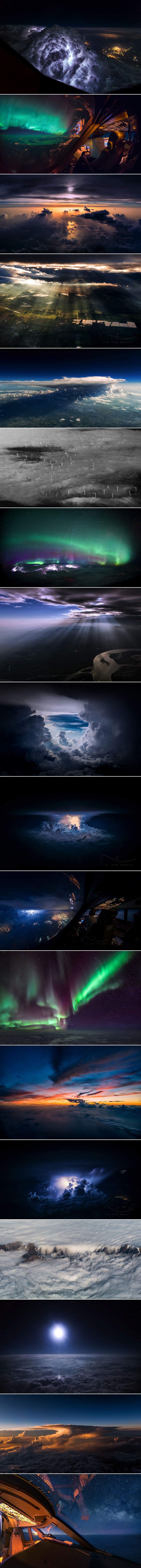 Pilot putničkog zrakoplova je napravio najspektakularnije slike iz zraka koje ste ikada vidjeli!