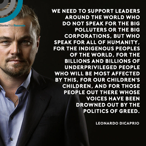 Leov govor s Oscara, čovjek je u pravu