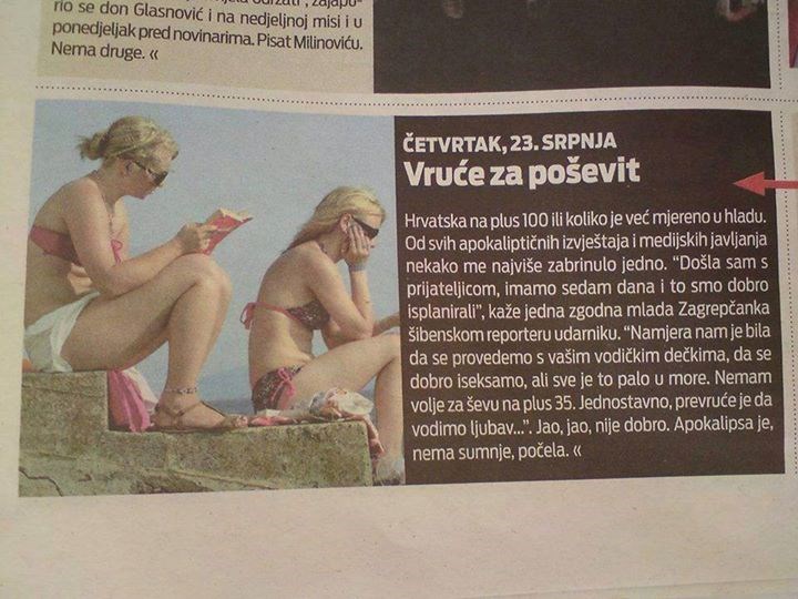 Kad se napiješ dok si još u redakciji?