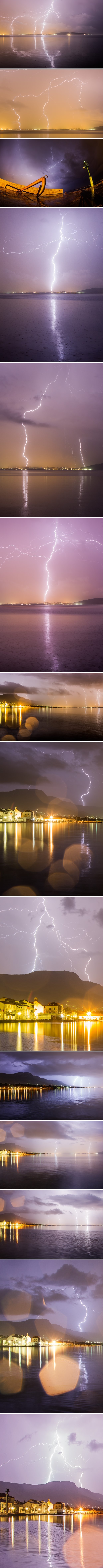 Veličanstvene munje nad Kaštelom