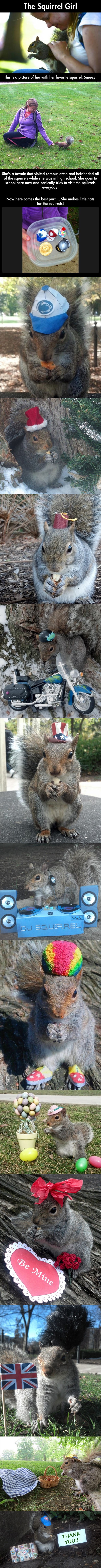 "Šaptačica" vjevericama