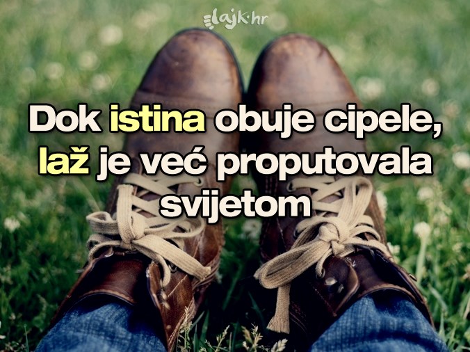 Trač je brži od svjetlosti