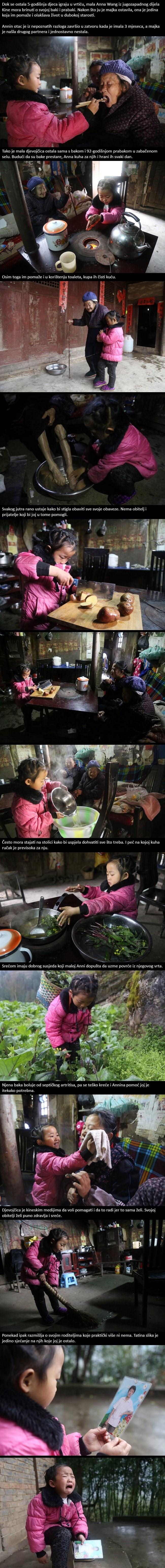 Nakon što ju je majka ostavila, petogodišnja djevojčica brine o staroj baki i prabaki